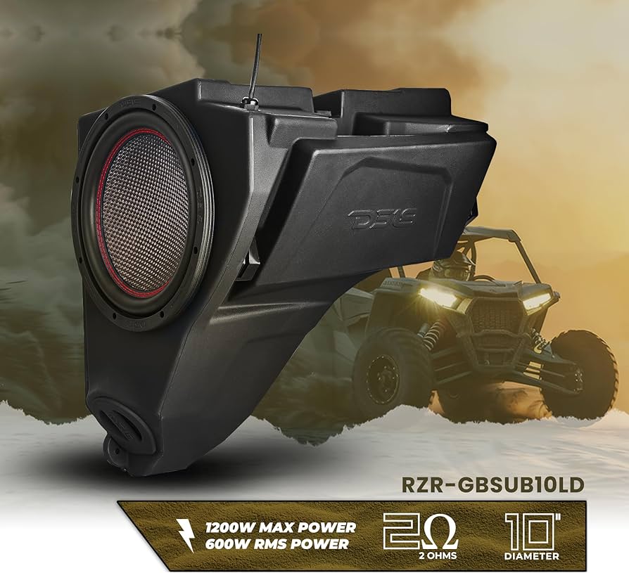 Amazon.com: DS18 RZR-GBSUB10LD Loaded Subwoofer Enclosure for